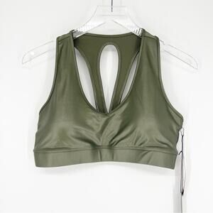 NWT Carbon38 Action 2.0 Takara Shine Sports Bra XL Ponderosa Green